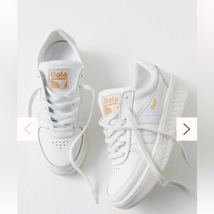 Grandslam Leather Sneakers | Free People, Size 8